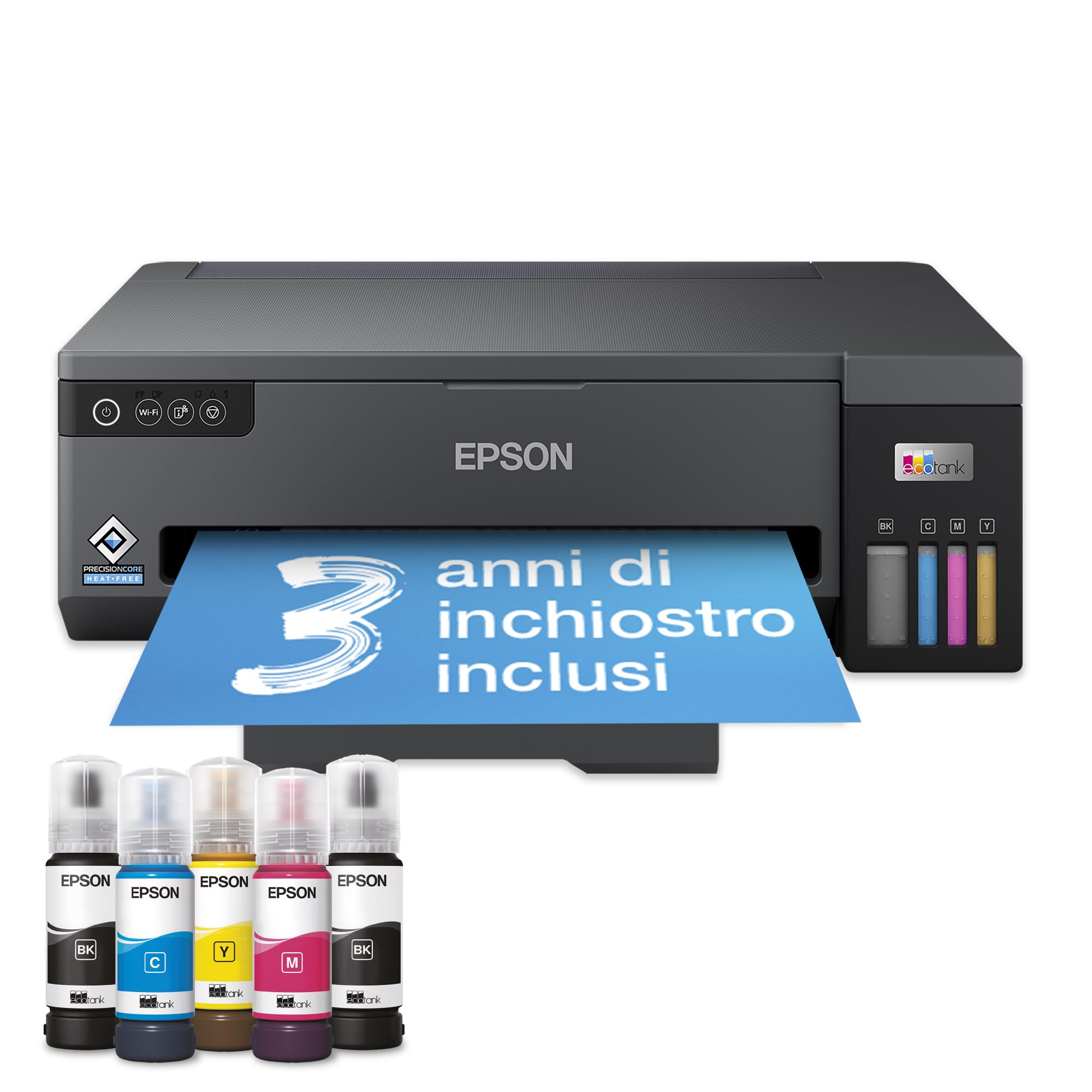 Epson EcoTank ET-14100 Ink Tank Printer | Home & Small Office Use | With Extra Black Ink | Wireless | A3+ | Print | Includes up to 3 Years of Ink