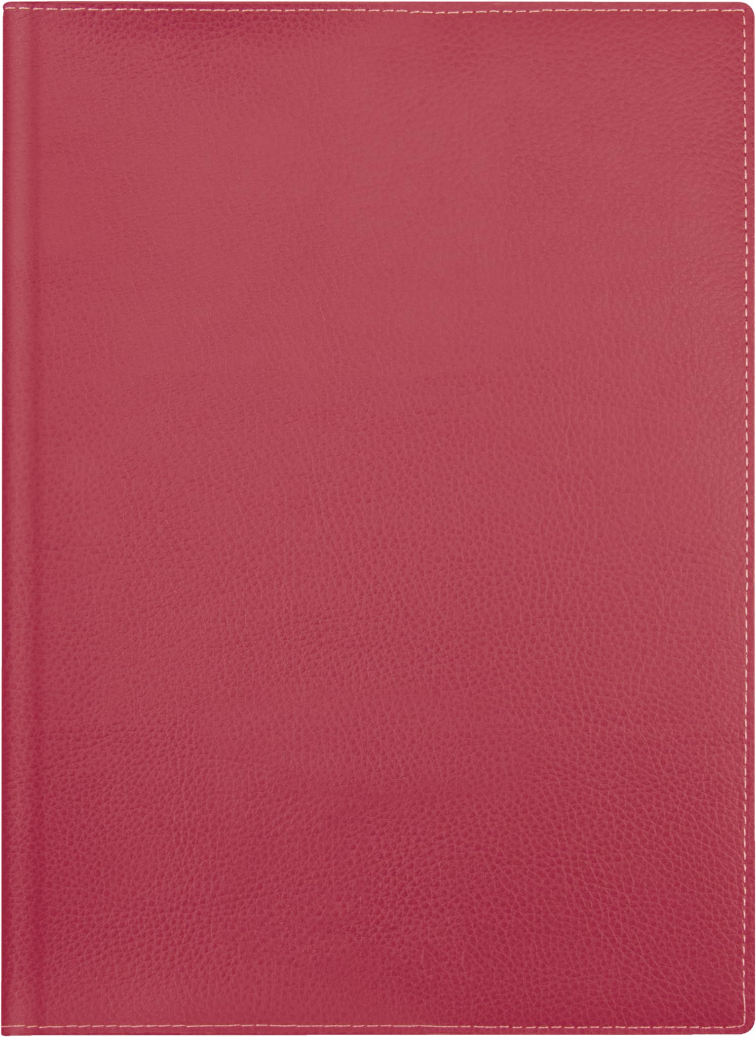 BRUNNEN Book Calendar Model 796 2025 | A5, Faux Leather, Red