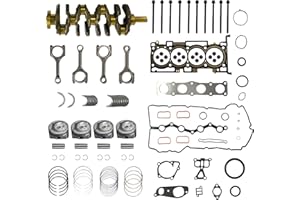GASEKAN G4KJ 2.4L Engine Rebuild Overhaul Kit with Crankshaft & Con-Rods Compatible with Hyundai Tucson Sonata Kia Sportage Optima Sorento 2011-2020 Replace 23111-2G200 23040-2G510