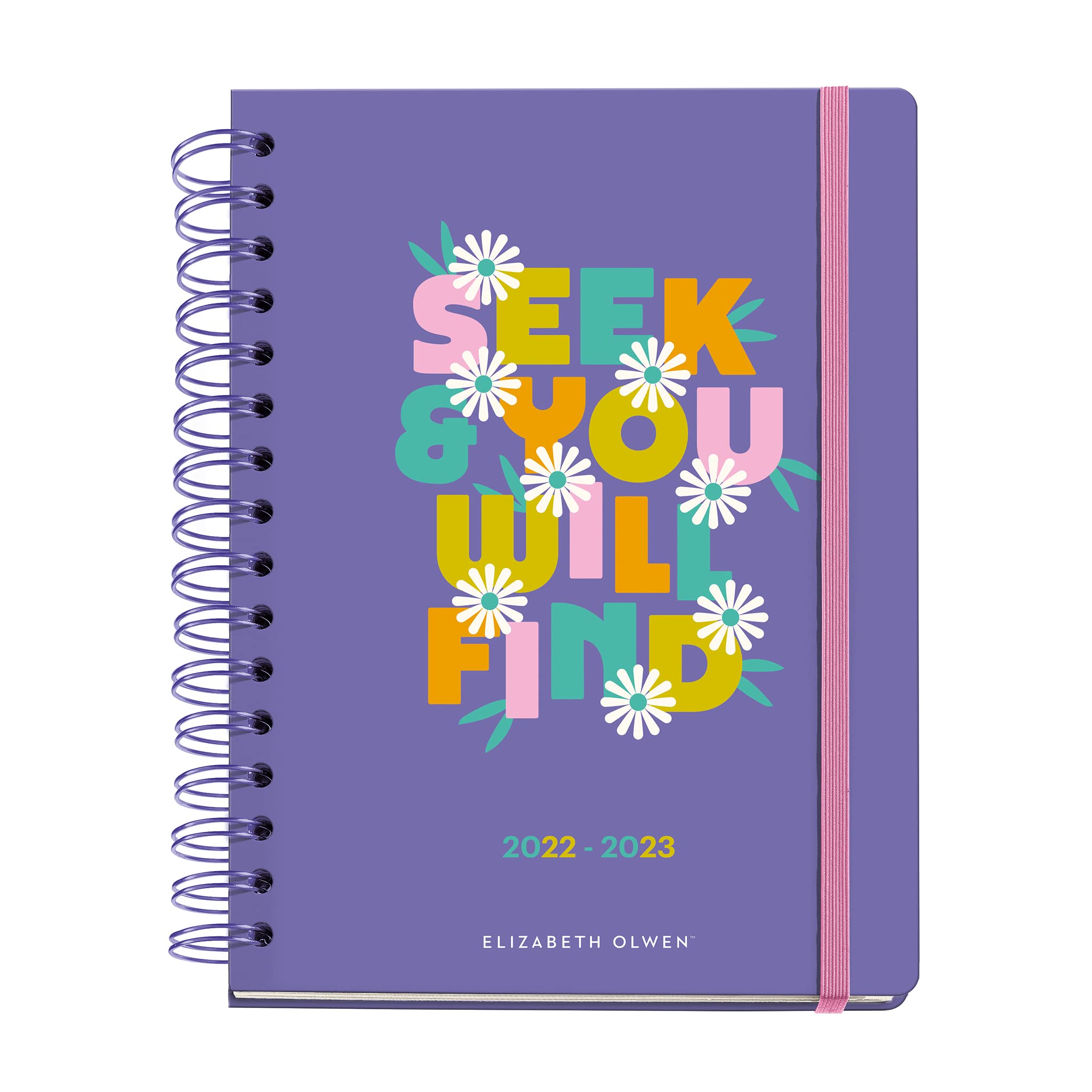 MIQUELRIUS - Calendar September 2022 June 2023 - Day Page - Size 15.5 x 21.3 cm - Multilingual: English, Spanish, Portuguese, Italian, French and German - Olwen - Seek & Find