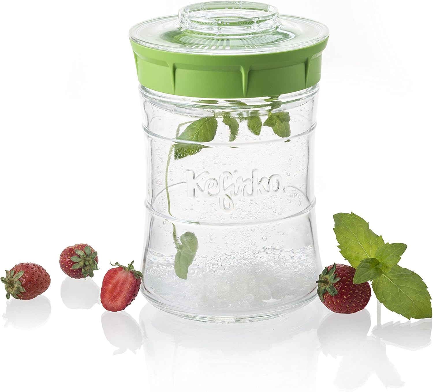 Kefirko Kefir Fermenter Starter Kit, Easily Make Milk and Water Kefir at Home, White 3830063020052, 900 ml - Image 5