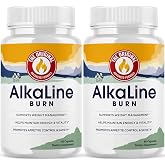 AlkaLine Burn Capsules, Weight Management Support Pill 2-Pack, 120 Capsules | AlkaLine Burn Advanced Formula Vitamin Supplement Supporting Health and Wellness Naturally with Premium Ingredients