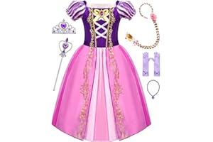 Avady Princess Dress Girls Princess Dresses Up Halloween Costumes Birthday Party Christmas Costume
