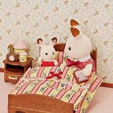 Sylvanian Families Semi-Double Bed Dollhouse Furniture 5019 view 7