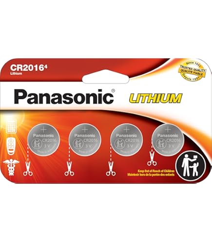 Amazon.com: Panasonic CR2032 3.0 Volt Long Lasting Lithium Coin