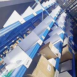 50 Pack PVC Shelf Dividers, 15"x 6" Closet Dividers