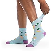 Wide Open Crew Socks for Women – Merino Wool, Comfortable High Socks for Everyday Wear (9507)
