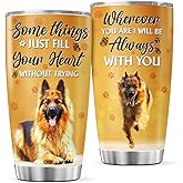CUBICER Shepherd Dog Coffee Tumbler Travel Mug With Lid Birthday Gifts For Women Men Mom Dad Teens Boys Girls Pet Owners Insulated Cup Stainless Steel Tumblers Hot And Cold Funny Sayings
