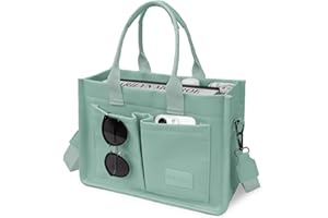 VOFANK Canvas Tote Bag for Women with Pockets Large Crossbody Bag Satchel Bag Handbag Everything Everyday Bag for Work Daily