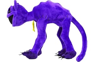 GENERIC New Purple Smiling Plush Cat Critters Plush 11 inch Monster Plush Toy, Stuffed Animal Pillow Doll Toys Gift for Fans Boys Girls