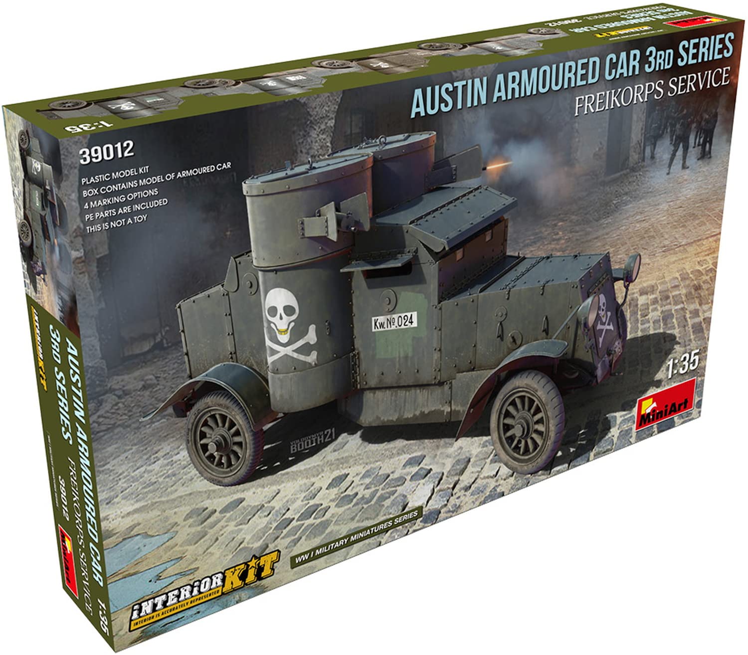 Miniart WWI 1:35 - Austin 3rd Series, Freikorps Service Int