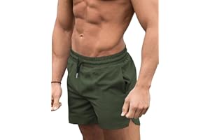 COOFANDY Men's Quick Dry Swim Trunks Board Shorts Lightweight Swimsuit Bathing Suit Swimwear with Pockets