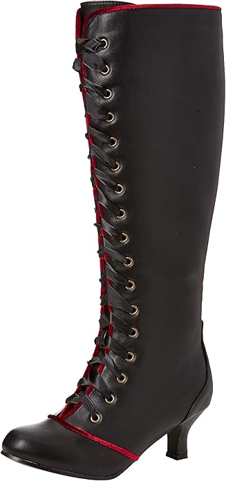 divine diva lace up boots