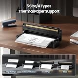 Phomemo M834 Portable Thermal Printer A4 Bluetooth Inkless Printer 2600mAh view 5