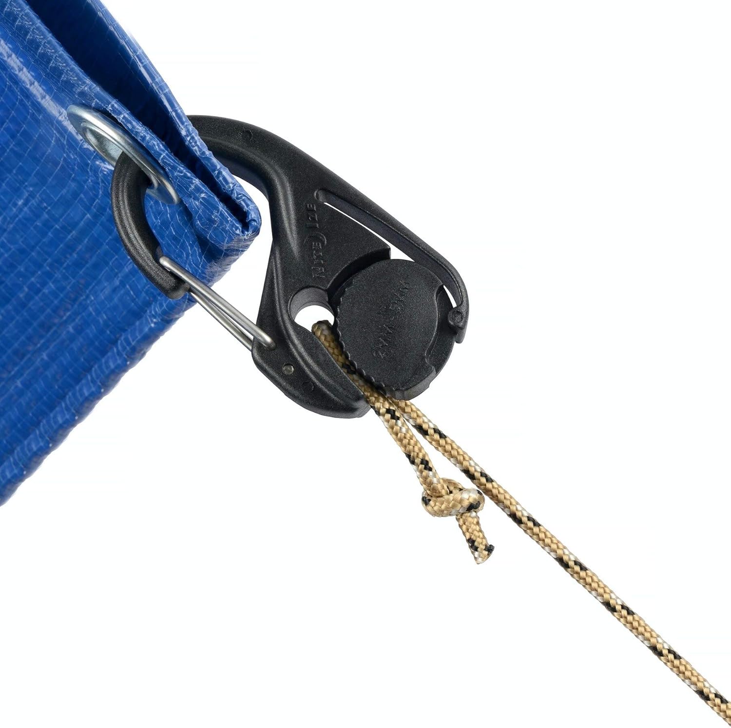 Nite Ize NCJ-01-4R3 CamJam Tightener Plastic Tie Down Mechanism Without Cord, 4-Pack, Black, 4 Count - - 