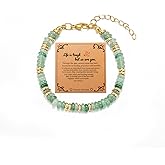 rgwtgkyh Inspirational Gifts for Women Amazonite Lapis Lazuli Healing Natural Stone Bracelets Christmas Birthday Gifts for Women Friend Sister Mom Grandma