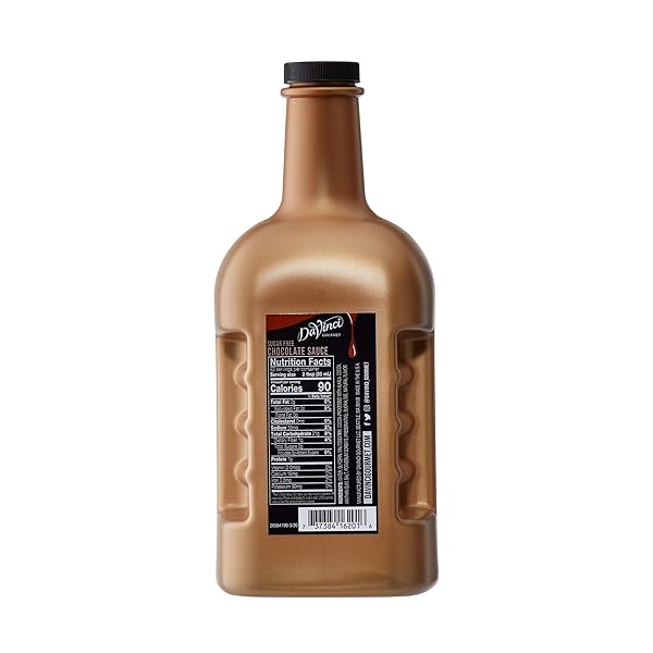 DAVINCI GOURMET SUGAR FREE CHOCOLATE SAUCE, 64 FLUID OUNCES (PACK OF 1)