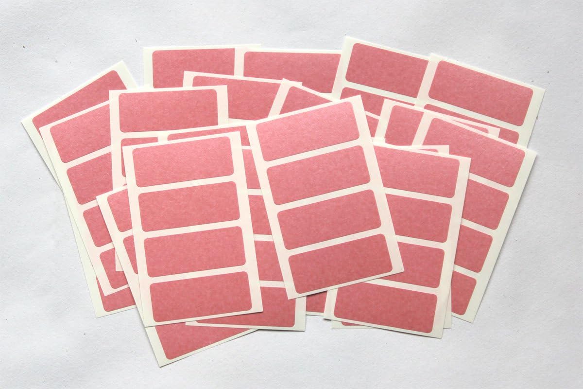 coloured self adhesive labels