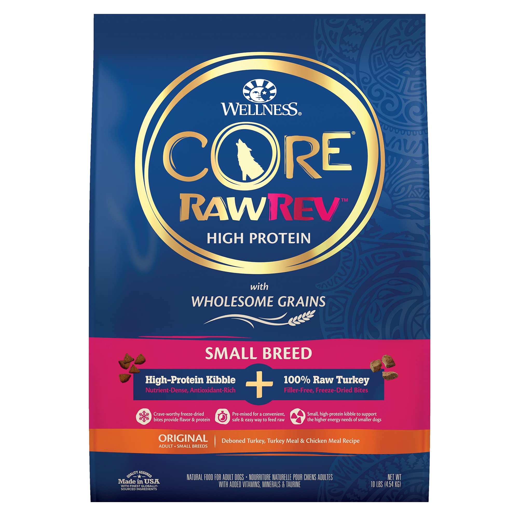 Mua CORE+ (Formerly RawRev) Grained Dry Dog Food, Small Breed Original ... - Turkey And Lamb Dog Food For Small Breed Dogs Immune System