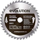 Evolution Power Tools Wood Carbide-Tipped Blade 230 mm 40 Tooth 25.4 mm bore view 4