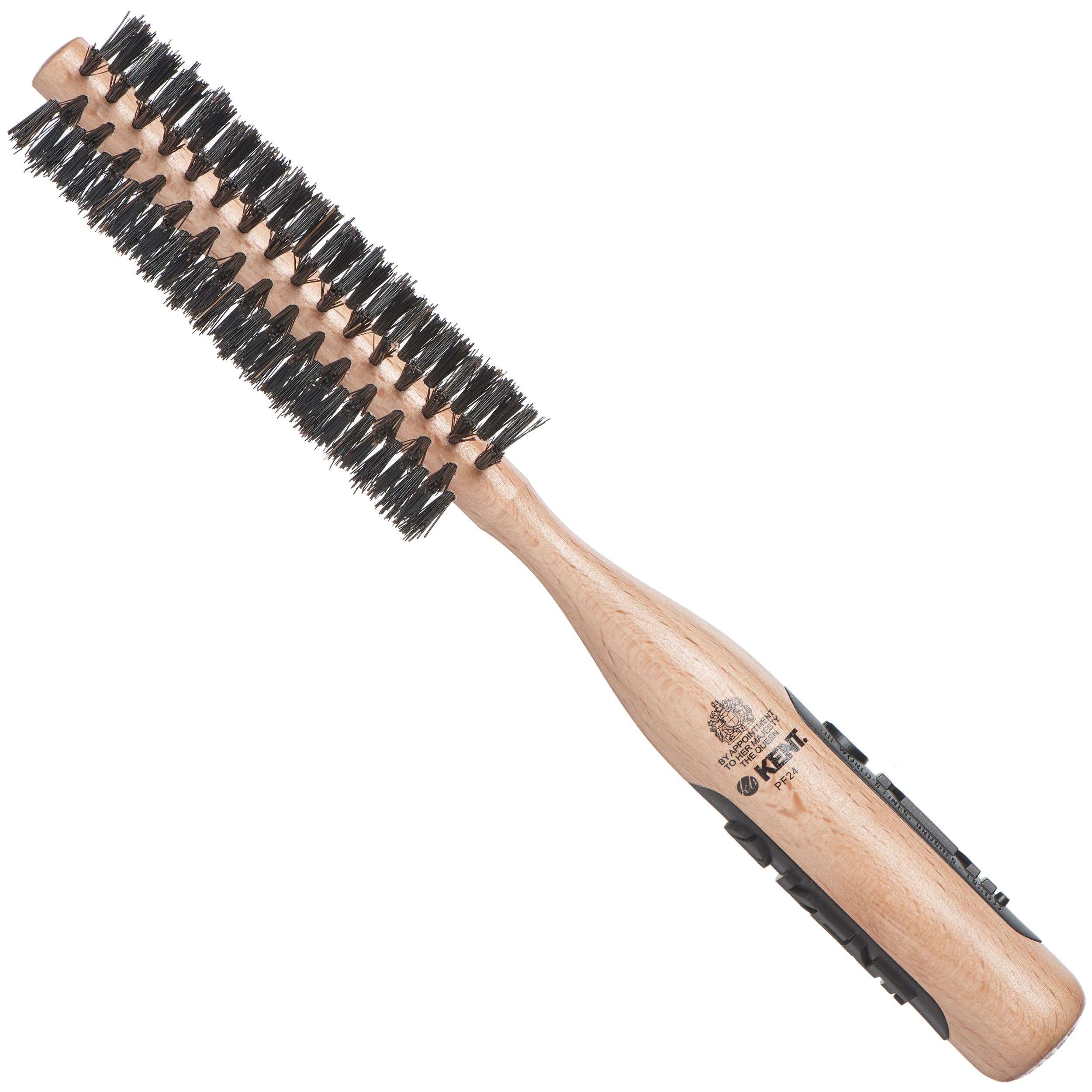 Kent Brushes PF24 Boar Bristle Radial Hairbrush, 30mm Round Barrel Diameter