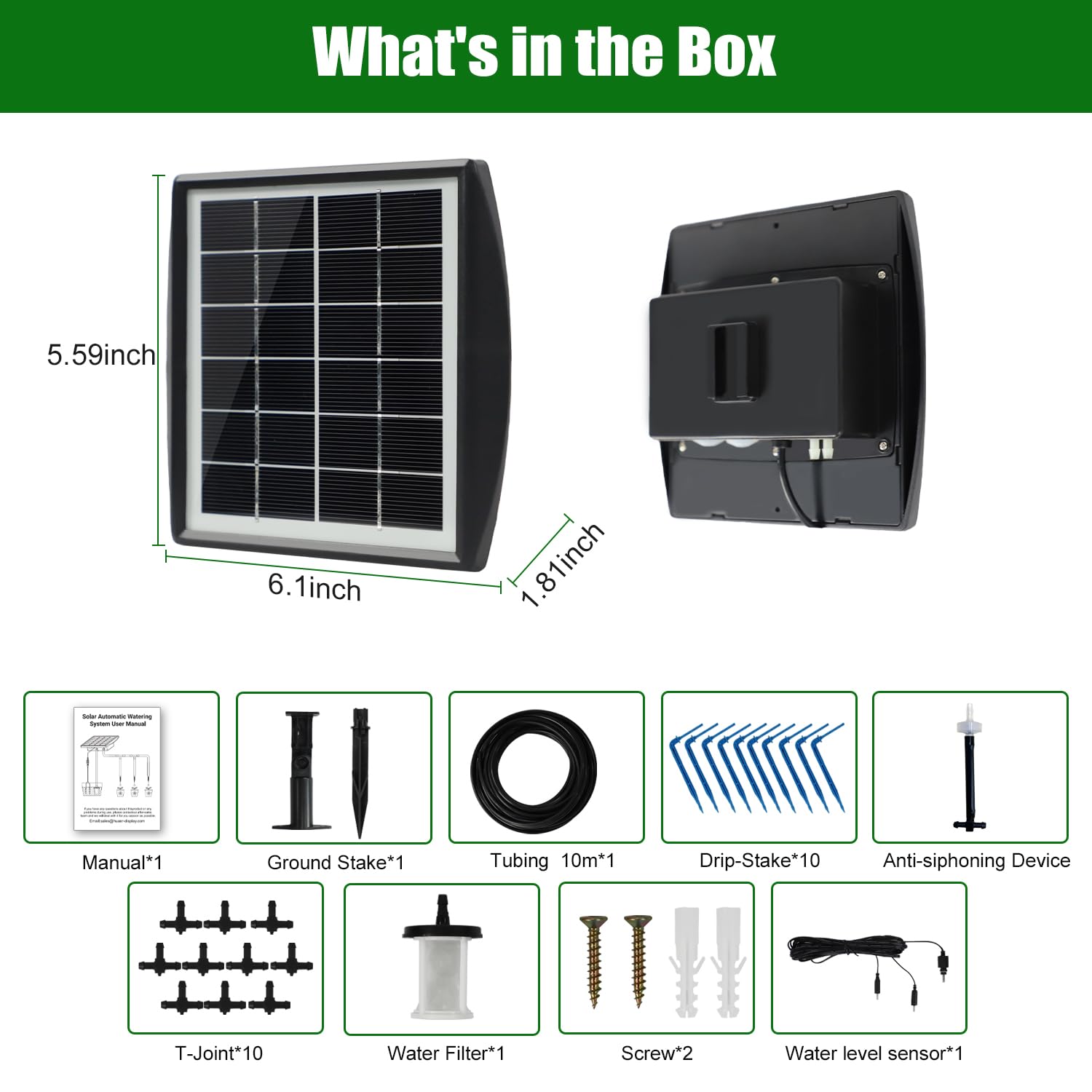 Mua Solar Automatic Drip Irrigation Kit System, JIYANG Solar Powered ...