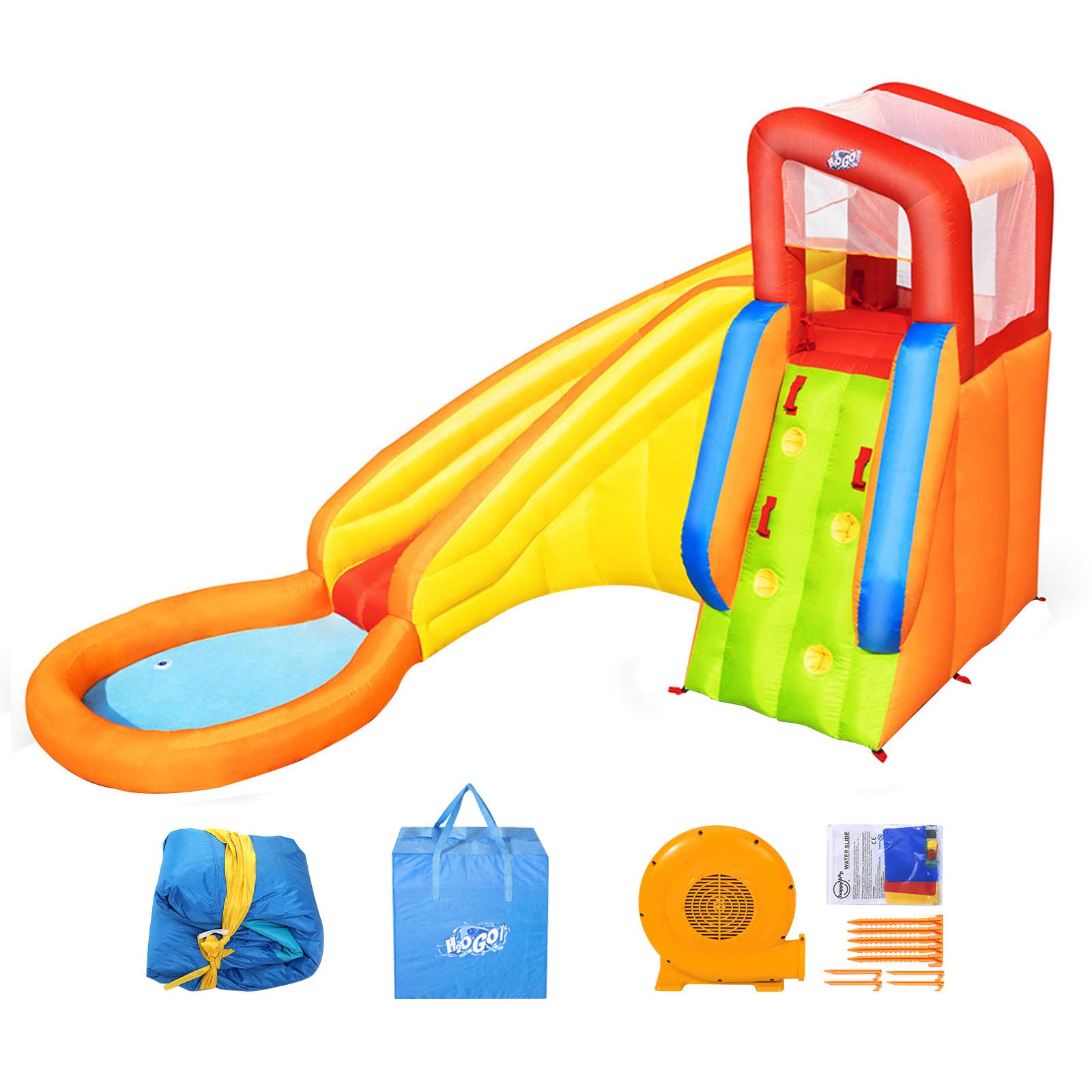 Bestway H2OGO! Splash Tower Water Park with Continuous Blower 366 x 337 x 241 cm