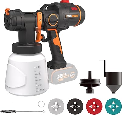 WORX WX020.9 18V 20V MAX Cordless HVLP Paint Sprayer Tool Only