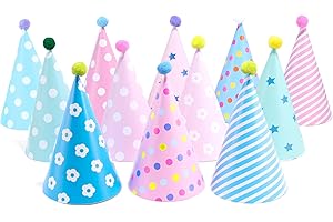 CANREVEL Party Hats for Kids and Adults, Party Headwear, Happy Birthday Hats, Birthday Party Decorations