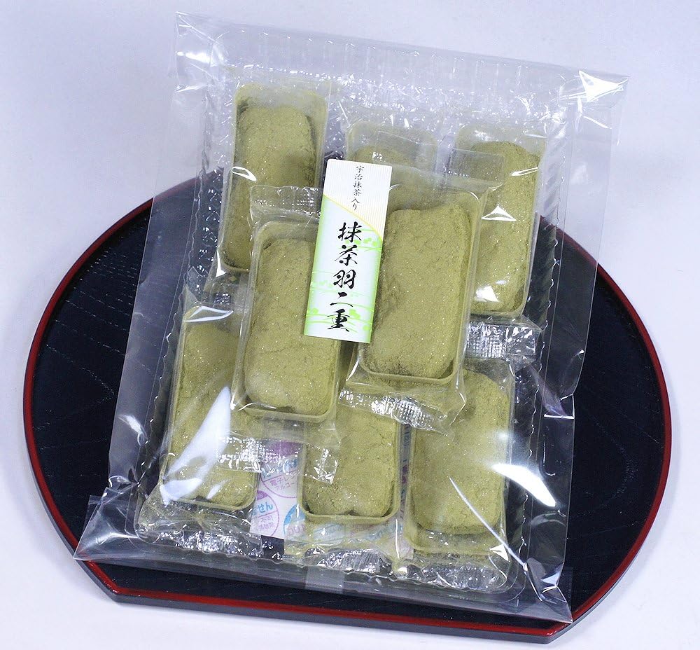 Japanese sweets MOCHI Rice cake Real Uji Matcha taste 8 pcs Bag