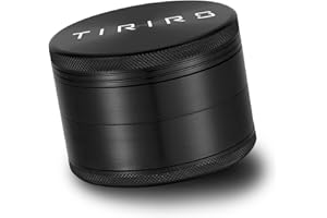 KGDHJUEI TIRIRS Aluminium Grinder 2.5 Inch Black.