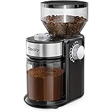 Sboly Electric Burr Coffee Grinder with 18 Grind Settings, Adjustable Burr Mill Coffee Bean Grinder for Espresso, Drip Coffee