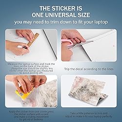 AORTDES Laptop Skin Sticker Decal 15-15.6