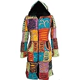 Shopoholic Fashion Women Embroidery Slashed Knee Length Jacket