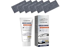 CAPEDIEM Nano Sparkle Cloth Car Scratch Remover, Car Scratch Repair Paste, Car Scratch Repair Paste Polishing Wax, Nano Sparkle Cloth for Car Scratches, Magic Car Scratch Repair Cloth（6pcs+1pack）