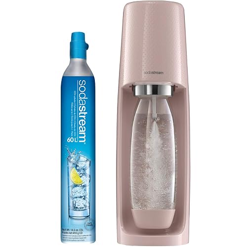 SodaStream Fizzi Sparkling Water Maker (Pink) with CO2 and BPA free ...