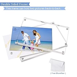 AMEITECH Acrylic Photo Frames,3.5x5'' Double Sided