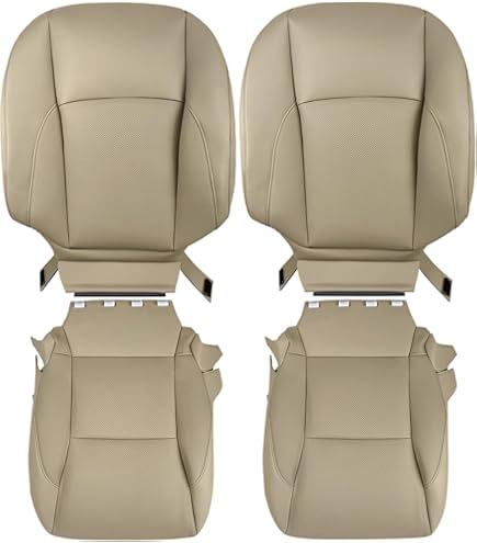 Housse De Siège Cuir Microfibre Pour Lexus LX570 (2008-2015) - Conducteur - Beige