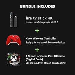 Xbox Wireless Controller (2025) Pulse Red + Fire TV