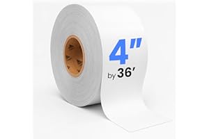 DuraMark EC700 Floor Marking Tape for Concrete and Pavement | Industrial Marking Tape for Warehouses | Long-Lasting | High Durability, White, 4 Inches by 36 Feet