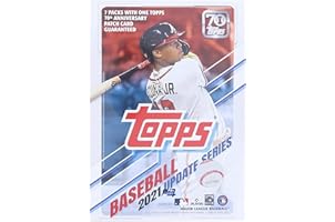 2021 Topps Traded and Update Series Baseball Unopened Blaster Box of Packs with 99 Cards including One EXCLUSIVE 70th Anniver