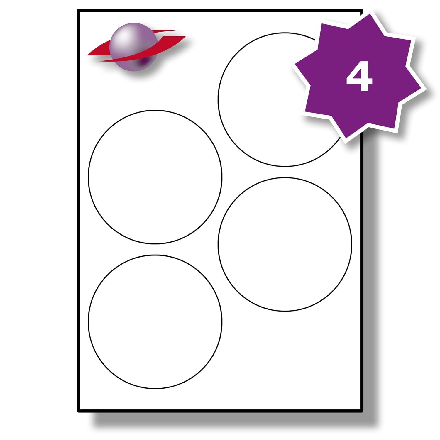 25 Round Label Template