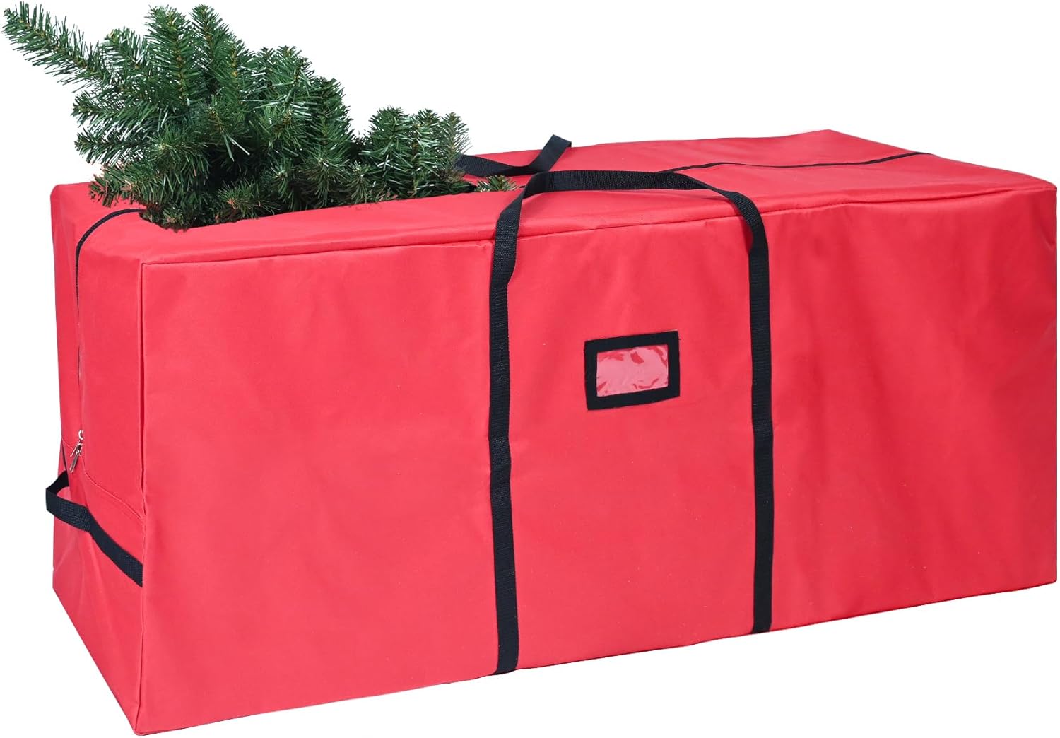 Holiday Décor Storage - leheyhey 9FT Christmas Tree Storage Bag Durable 600D Oxford Polyester with Waterproof PVC Coating Double Zipper Closure to Keep Contents Protected Reinforced Stitching for Added Durability