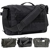 VEAGIA Messenger bag Laptop bag Briefcase Molle system Tactical style Detachable shoulder strap Shoulder Bags