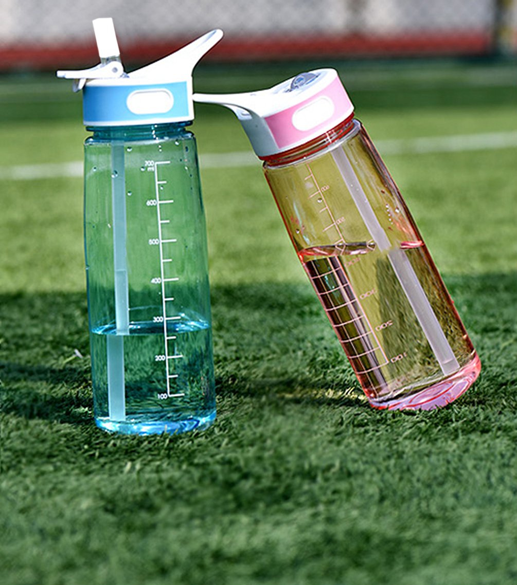 Hydration Sports Water Bottle - Leak proof - Tritan Material - BPA-Free - For Long Hikes, Trekking, Hot Yoga Class, Long Load Trip, or Any Other Outdoor Activities-800ml-Blue