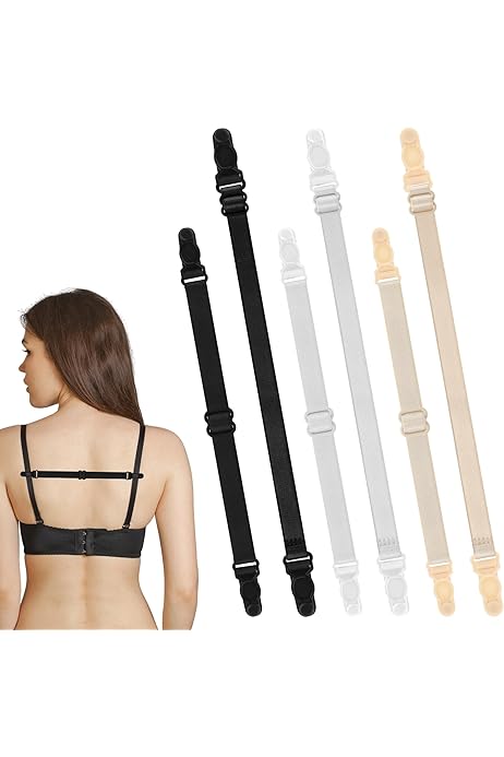 12x BH Träger Halter | Rutschfeste Clips | Verstellbar Für Rückenfreie Kleider