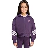 adidas Girls Disney Minnie Mouse Track Top, Aurora Plum/Powder Plum/Lucid Pink, Small