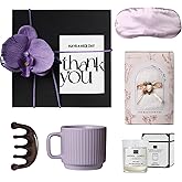 hosck Unique Gifts for Women, Relaxation Gift Birthday Gifts for Women, Thank You Gift for Mom, Wife, Sisters, Anniversary Christmas Valentines Day Gifts for Her, 8oz Ceramic Coffee Mug Gift Set