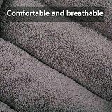 SuperGift Soft & Fluffy Pet Bed Grey Medium Anti-Anxiety Non-Slip view 3