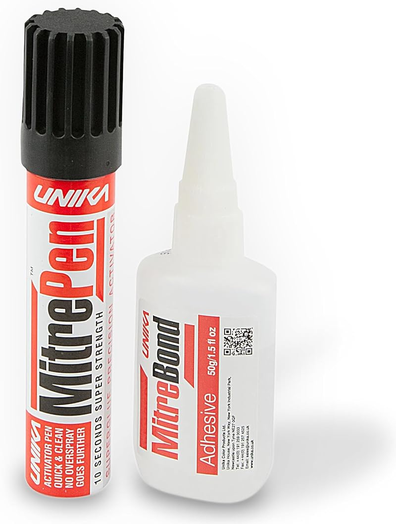 Unika Mitrebond Industrial Superglue 50g with Activator Pen